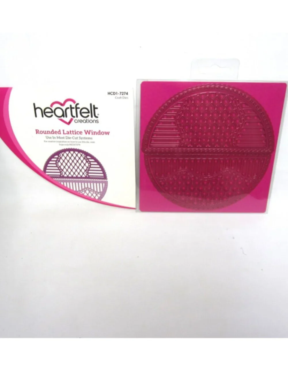 Heartfelt Creations Rounded Lattice Window 4 Pcs HCD1-7274